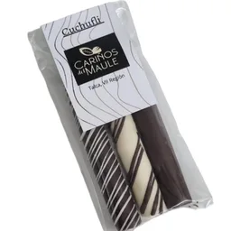 Bolsa de 3 cuchuflies con manjar bañados en chocolate